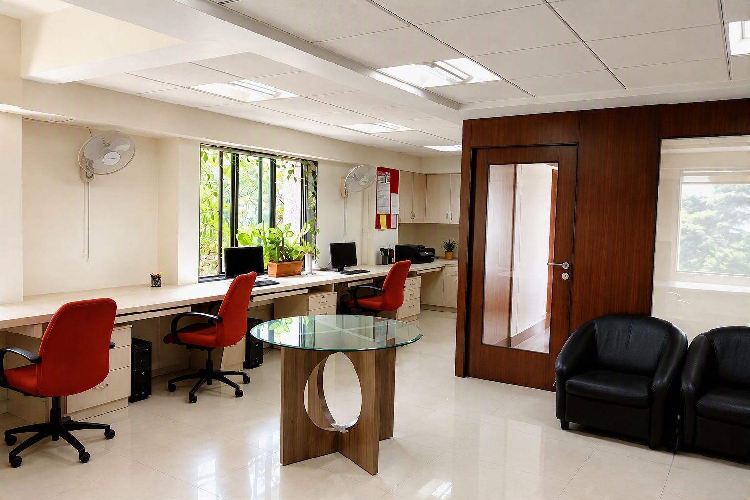 Interior of the MCube Technologies office in Pune